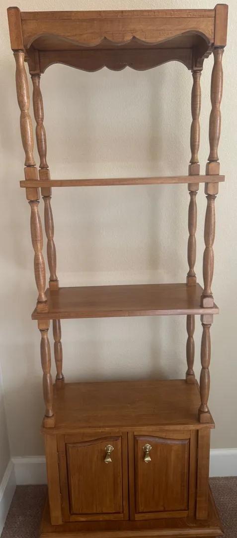 3 - Tier Wooden Shelf Unit