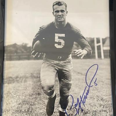 Paul Hornung Green Bay Packets #5 Signed Framed Photo