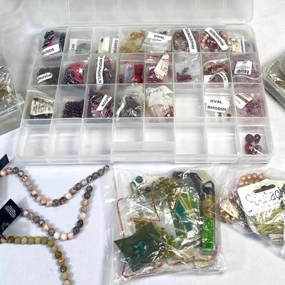 Rhodonite, Unikite, w/ Beige & Brown Stones