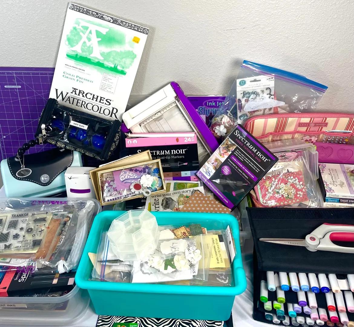 Sizzix Texture Boutique, Marker Collection, and Crafting Materials