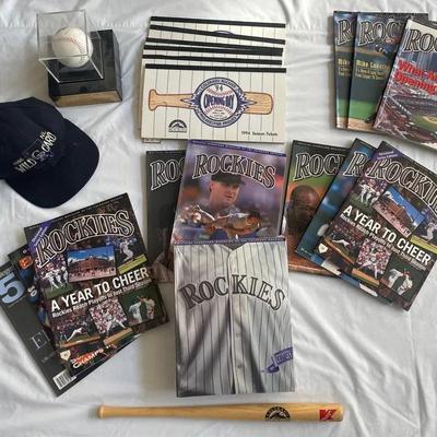 Colorado Rockies 94’ Season Tickets & Memorabilia