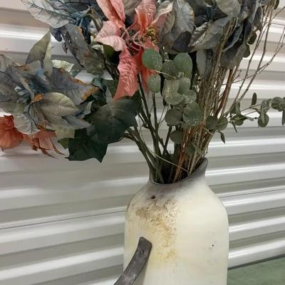 Ceramic Base Jug With Flower Arrangement 