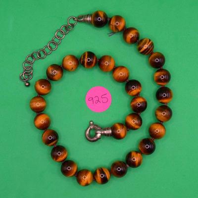 Sterling and Tiger Eye 