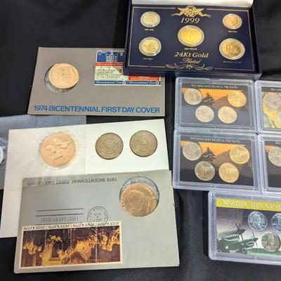 Gold-Plated Set, US Coins Sets - Grab Bag