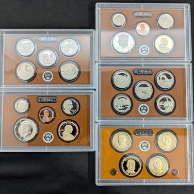 2014 & 2017 US Mint Issued Proof Sets, All Original 
