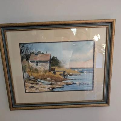 Milton Welt Signed Watercolor 