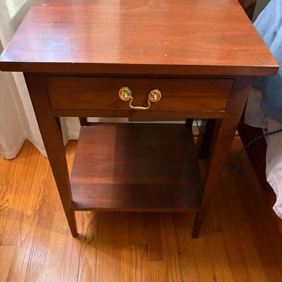 Pair Of Vintage One Drawer Nightstands