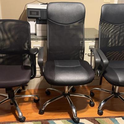 Three Office Chairs 