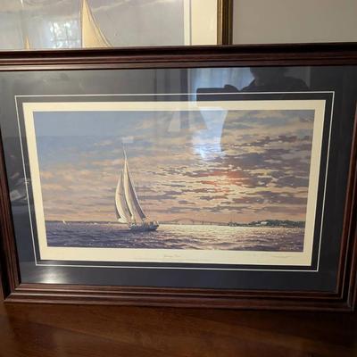 Signed John Barber Print...Journey's End