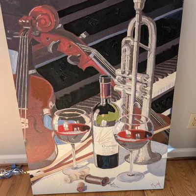Christopher Mize Hand Embellished Giclee..Opus Overture 