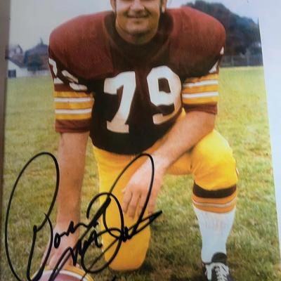 Autographed Ron Mcdole Photo Washington Redskins #79