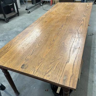 8’ Oak Table 