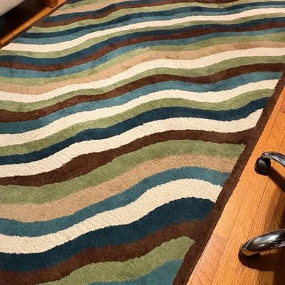 Hand Tufted Wool Carpet Made In India 5’x8’