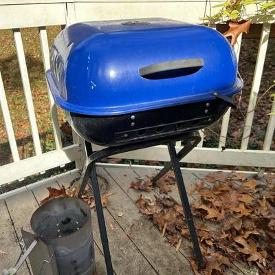 Metal Folding Grill And Charcoal Starter