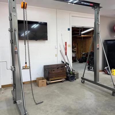 Pittsburgh Automotive Heavy Duty 1Ton Gantry Crane 