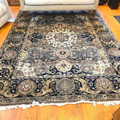 Handmade Wool Oriental Rug 118" × 94"