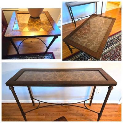 Jackson Carter 3 Piece Contemporary Table Set