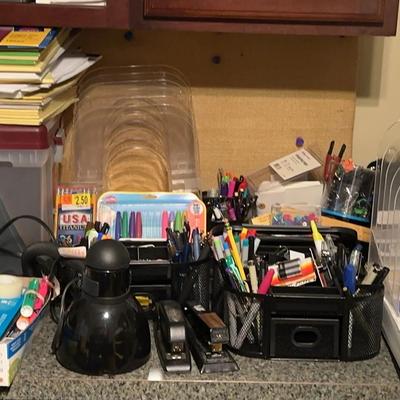 A Large Collection Of Office Supplies 