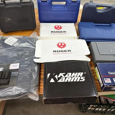 Slide Armor Law Enforcement Car Seat Organizer Several Gun Cases And Accessories