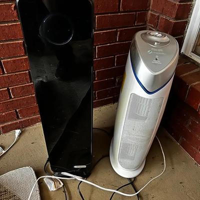 (2) GermGuardian HEPA Tower Air Purifiers Tested & Working