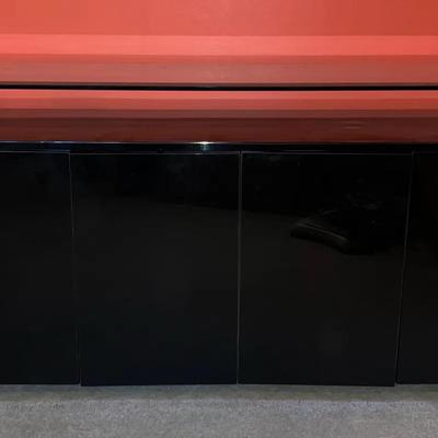 Black Glass Top Entertainment Center 