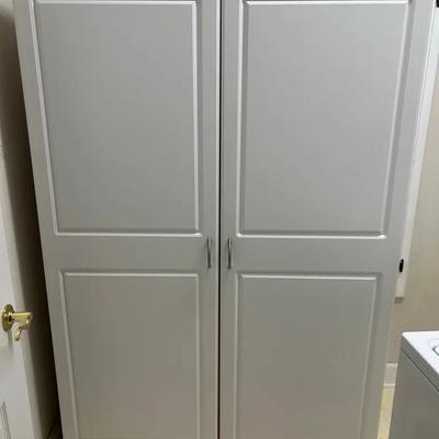 White Utility Closet 