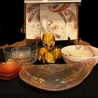 Paisley Serving Pieces Plus More