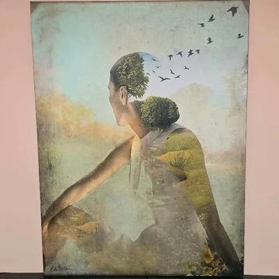 Summer Dream by Catrin Welz-Stein Large Canvas Print
