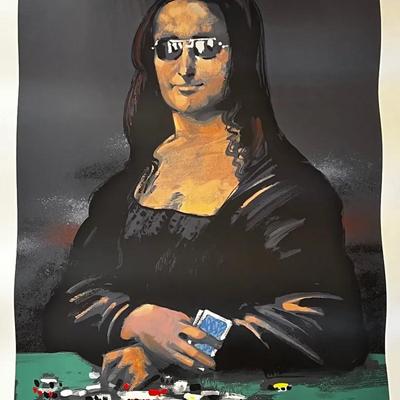 Gambling Mona Lisa Numbered 406/500