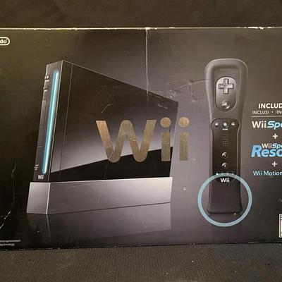 Black Nintendo Wii Console (new in box) 