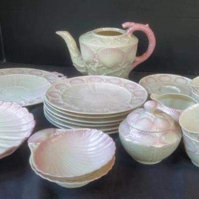 Belleek Neptune Tea Service