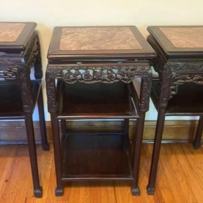 Antique Asian Fern Tables
