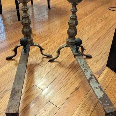 Brass Andirons