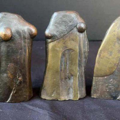 Delven Abstract Bronze Sculptures