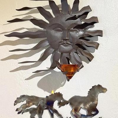 Metal Wall Art Lighting Decor 