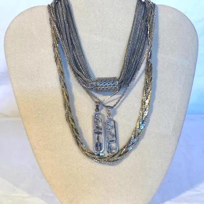 Silver Toned Necklaces 