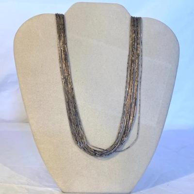 20 Strand Sterling Necklace 
