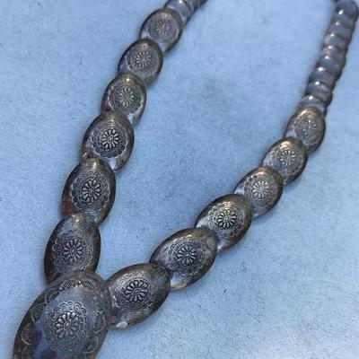 Moroccan Etched Necklace 