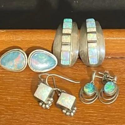 Opal On Sterling  