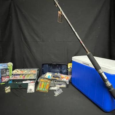 Dw212 assorted fishing gear