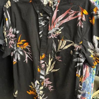 Dw167 men s short sleeve button downs