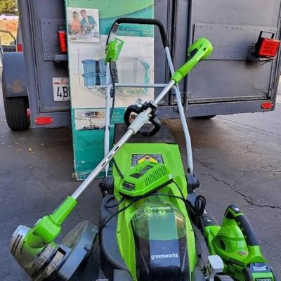 Dw225 greenhouse battery garden tools and ceiling shelf system