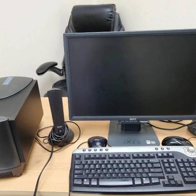 Dw165 computer speakers acer monitor, keyboard, mouse