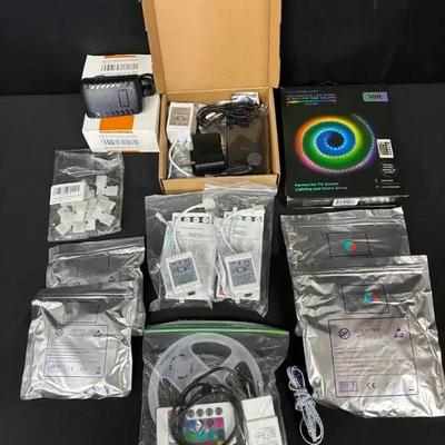 Dw214 led lights strips with remotes accessories