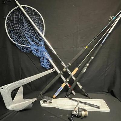 Dw206v shimano rod and reel with assorted fishing gear