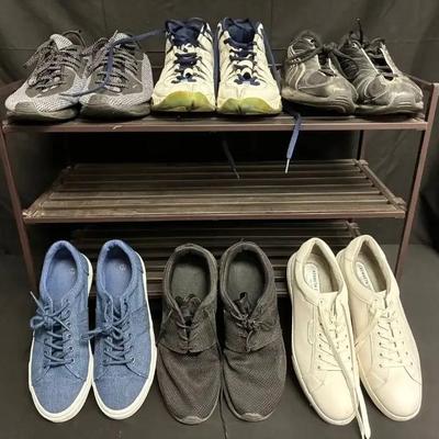 Dw189 men s athletic & casual shoes + rack