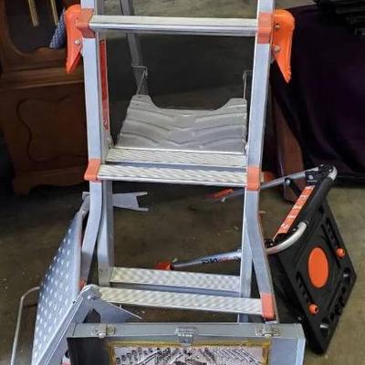 Dw220v little giant ladder and accessories and tools