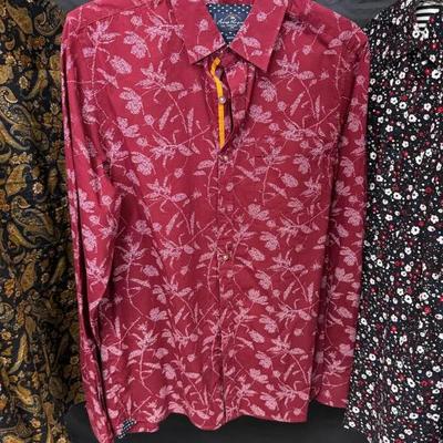 Dw157 men s long sleeve button downs 2