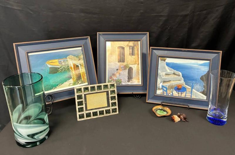 Dw129 greek island photos sea decor