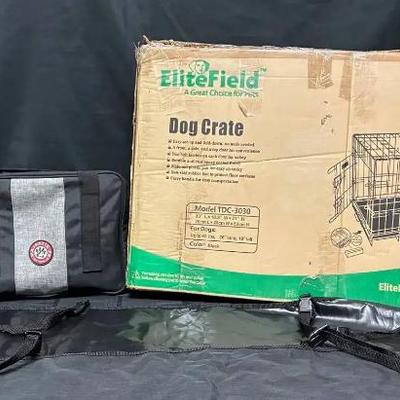 Dw226 dog crate and protective car seat cover